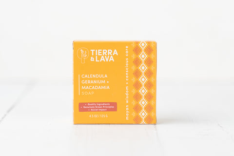 Jabon - Calendula, Geranio & Macadamia