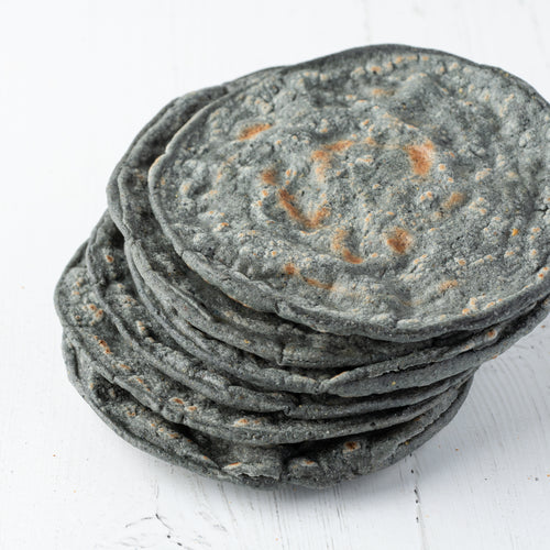 Tortillas de Maiz Negro
