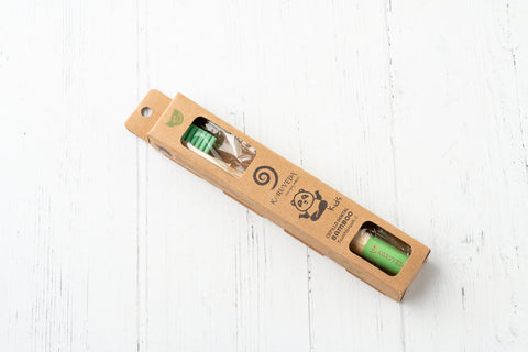 Cepillo de Diente Bambu - Niños (Verde)